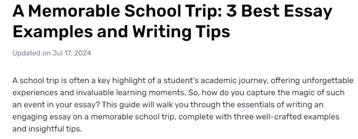 What Are the Best Ways to Document and Share Experiences from a Memorable School Trip?